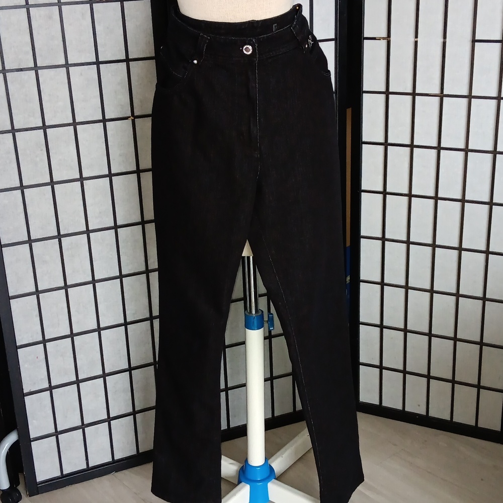 Made in Italy black jeans. Size 11/12.